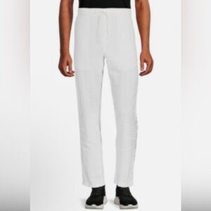 Saks Fifth Avenue Regular Fit Linen Blend Casual Pants NWT